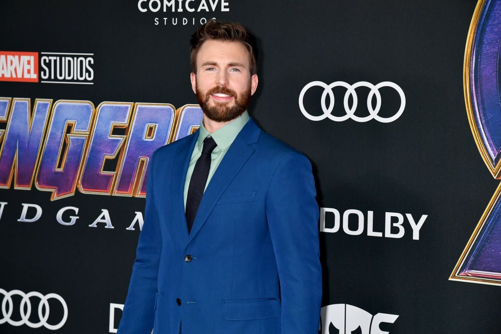 Chris Evans attends the World Premiere of Walt Disney Studios Motion Pictures 'Avengers: Endgame' 