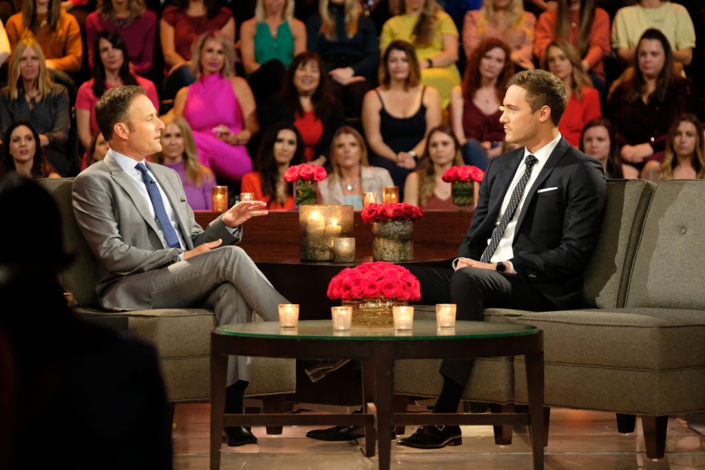 Chris Harrison and Peter Weber on ABC's "The Bachelor" - Season 24
