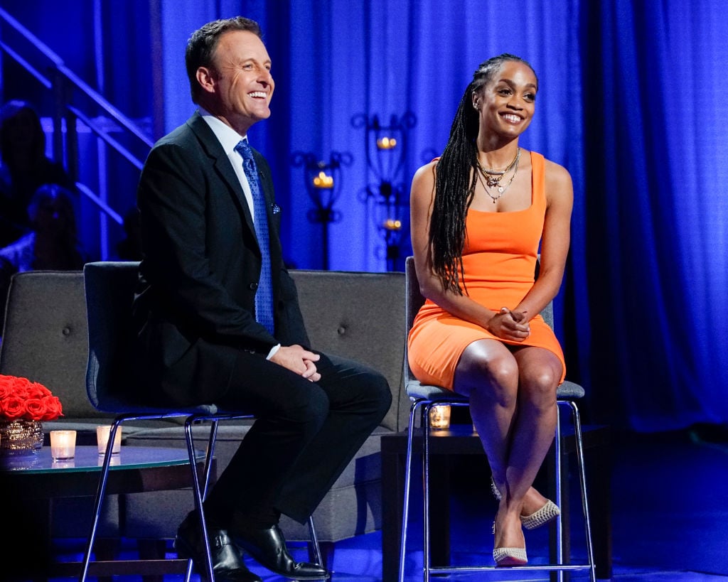 Chris Harrison and Rachel Lindsay on ABC's "The Bachelor" - Season 24