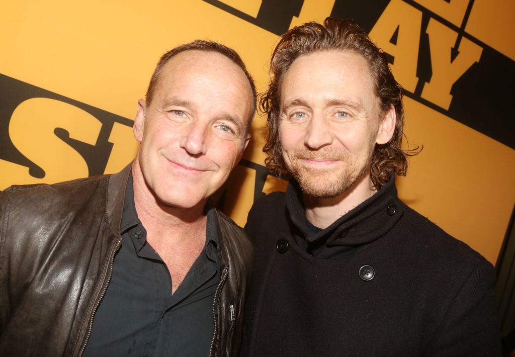 Clark Gregg and Tom Hiddleston