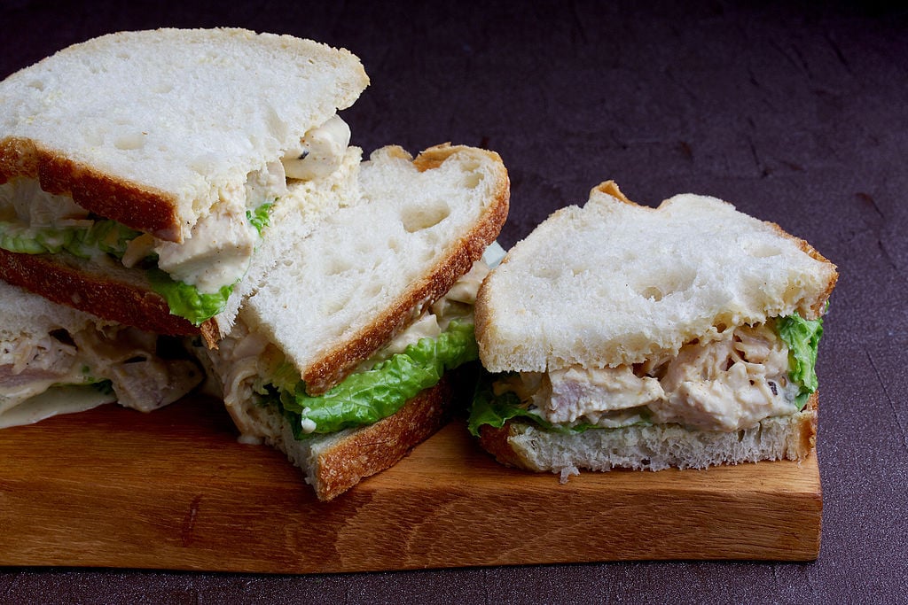 Coronation Chicken Sandwiches