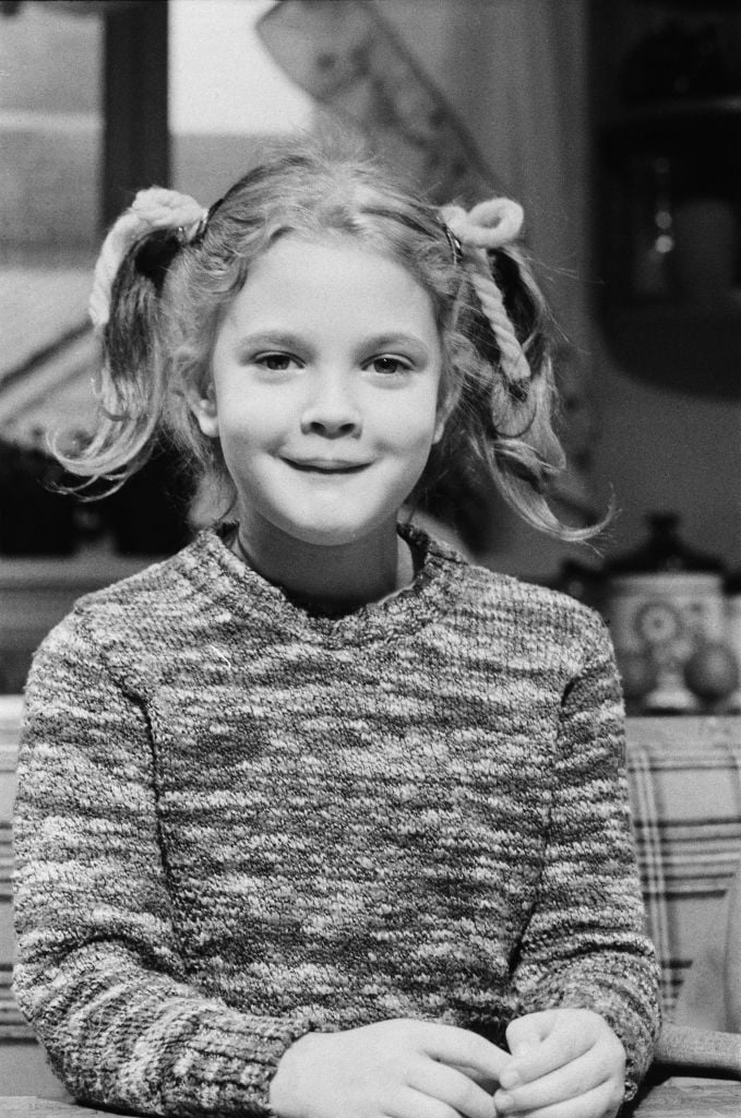 Drew Barrymore as a child star