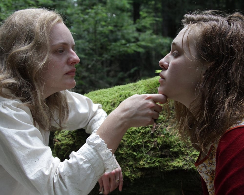 Elisabeth Moss and Odessa Young