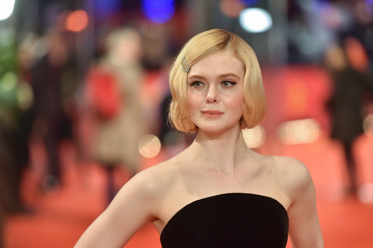 Elle Fanning star of The Great