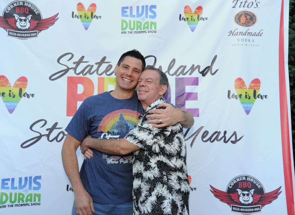 Elvis Duran and Alex Carr