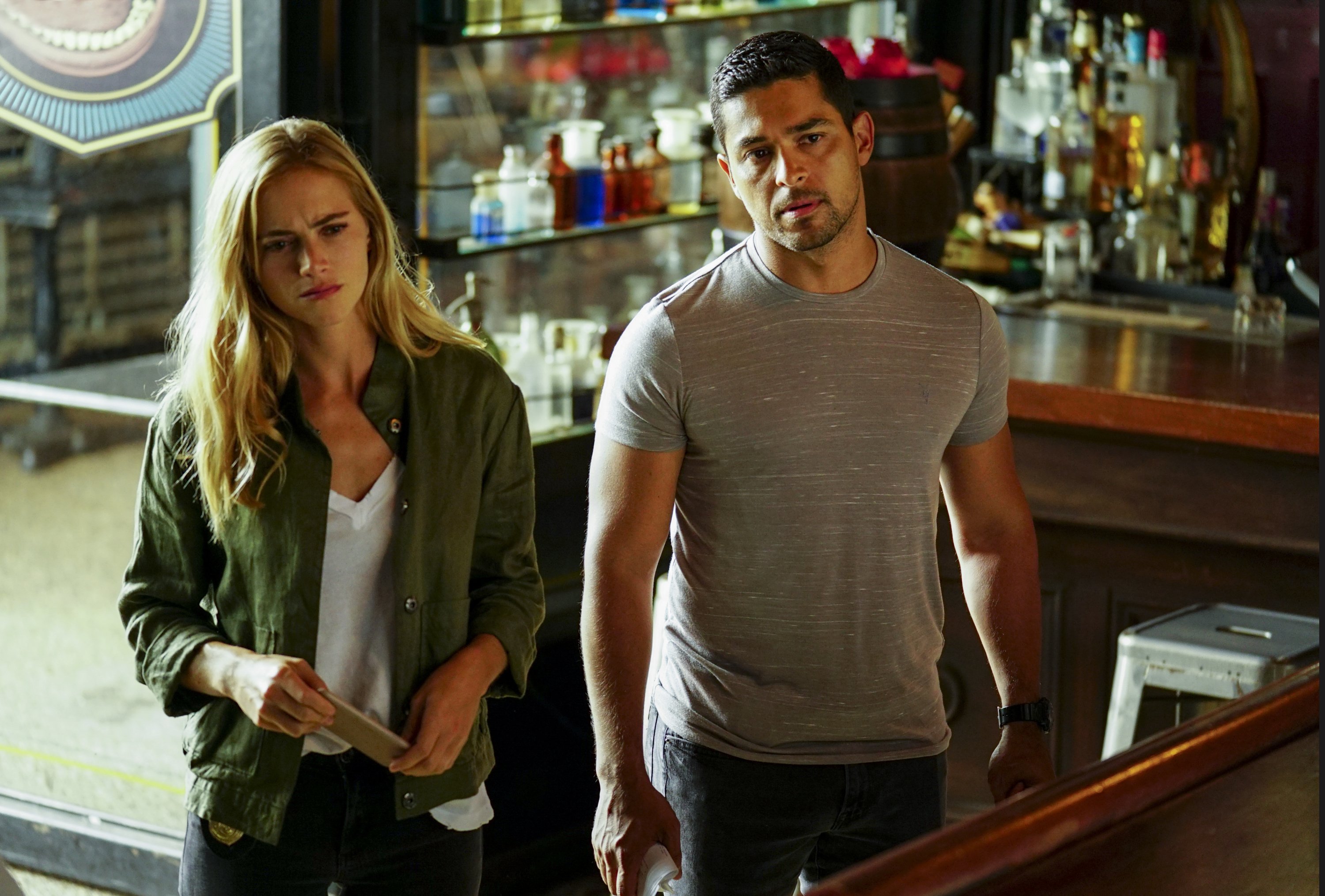 Emily Wickersham and Wilmer Valderrama on NCIS |Monty Brinton/CBS via Getty Images