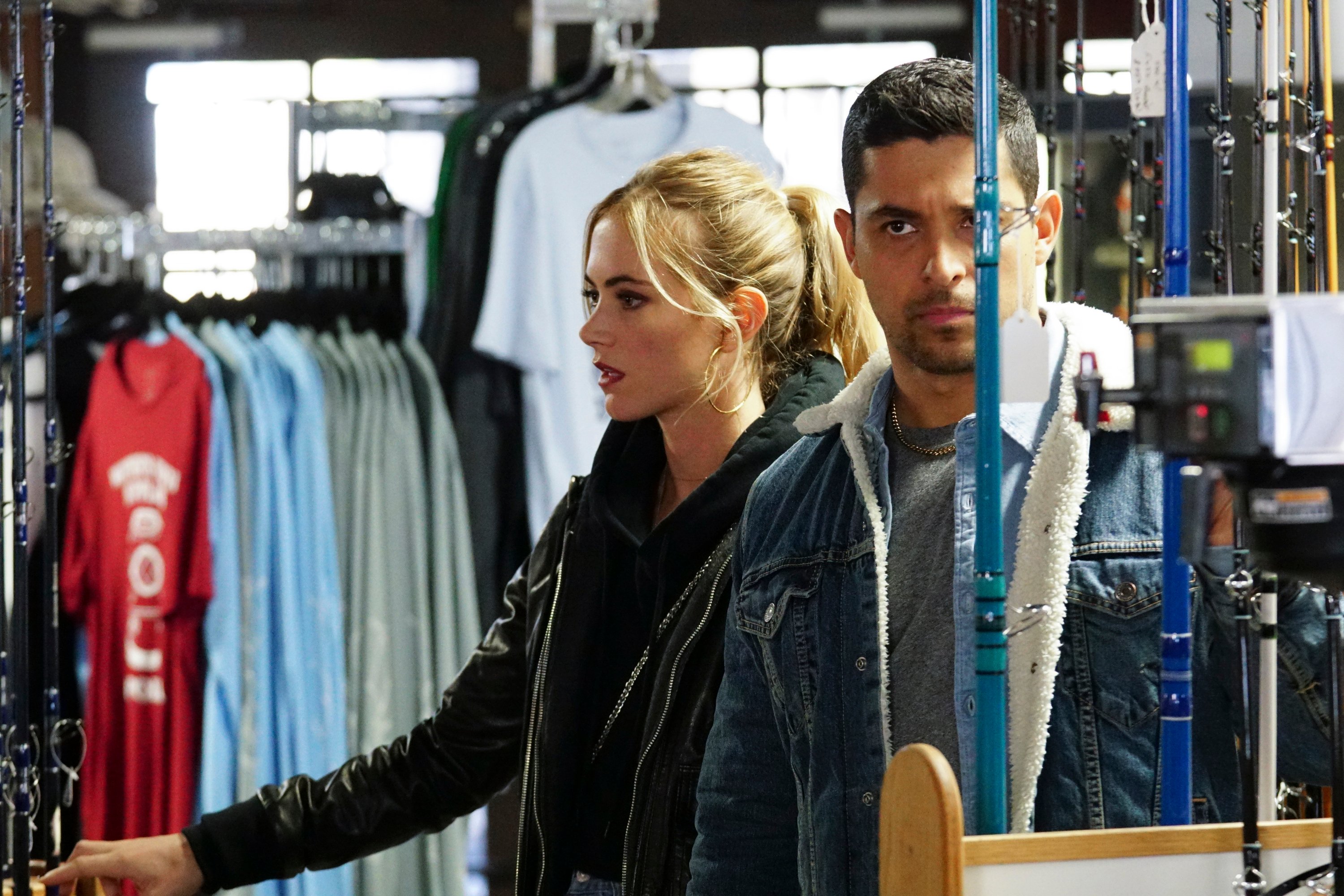 Emily Wickersham and Wilmer Valderrama |  Monty Brinton/CBS via Getty Images