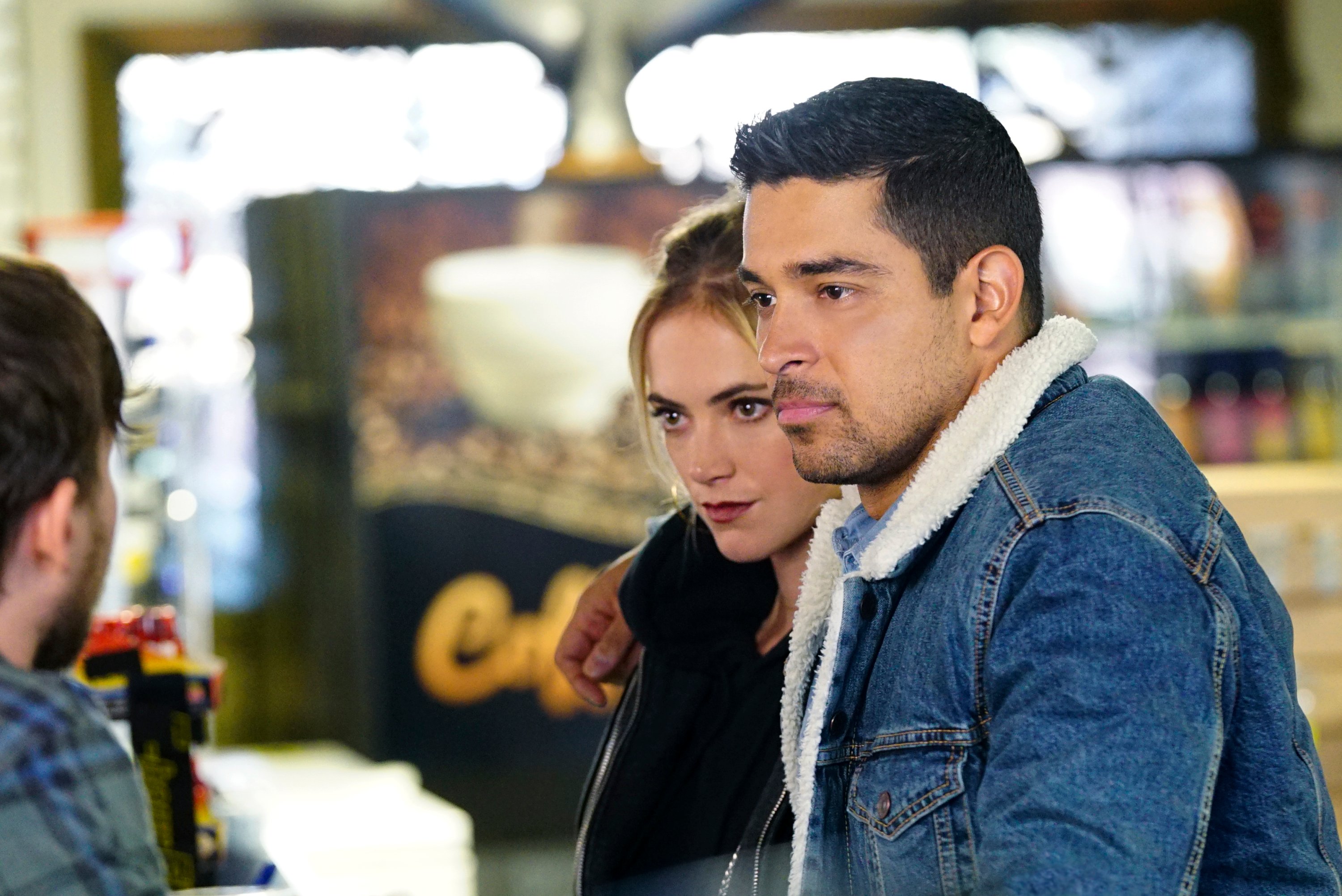 Emily Wickersham as Bishop and Wilmer Valderrama as Torres |  Monty Brinton/CBS via Getty Images