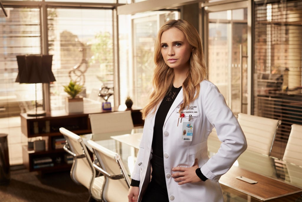  Fiona Gubelmann on the set of 'The Good Doctor | Art Streiber via Getty Images 