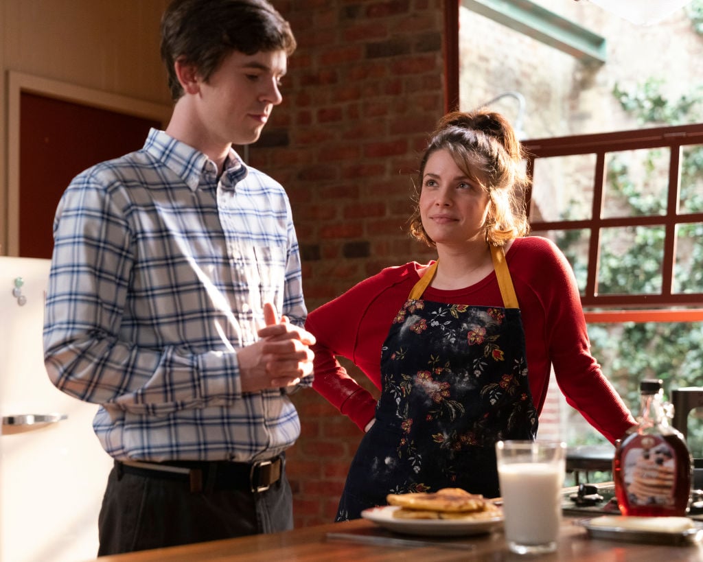 Freddie Highmore with Paige Spara | David Bukach via Getty Images