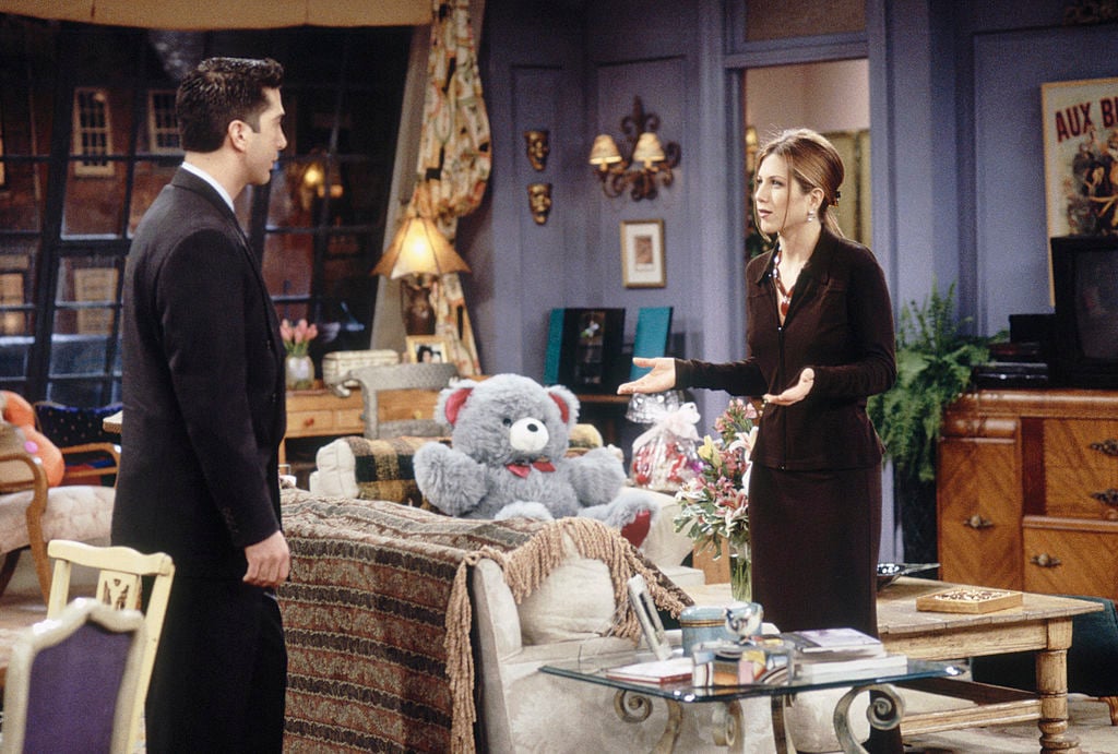 Friends: David Schwimmer and Jennifer Aniston