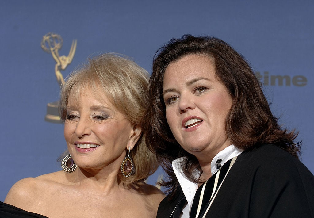 Barbara Walters and Rosie O'Donnell