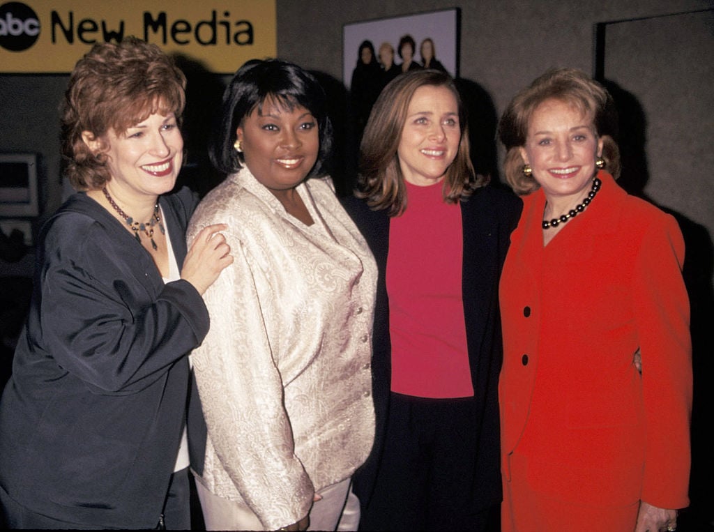 Barbara Walters (far right) with three of her original 'The View' panelists: Joy Behar, Star Jones, and Meredith Vieira