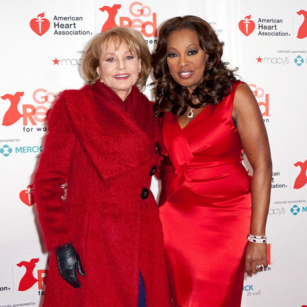 Barbara Walters and Star Jones in 2012