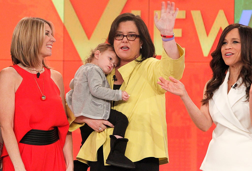 Rosie O'Donnell in 2015 on her last day on 'The View'