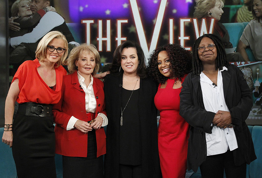 Rosie O'Donnell and her cohosts on 'The View,' Season 17
