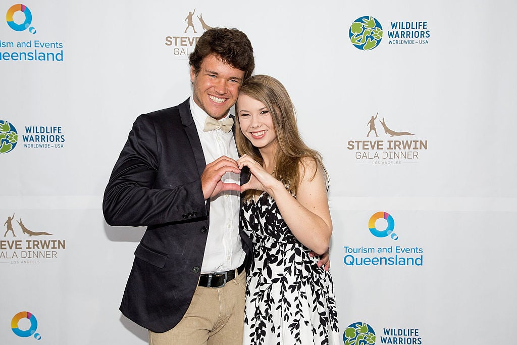 Husband and wife Chandler Powell and Bindi Irwin