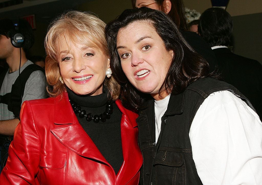 Barbara Walters and Rosie O'Donnell