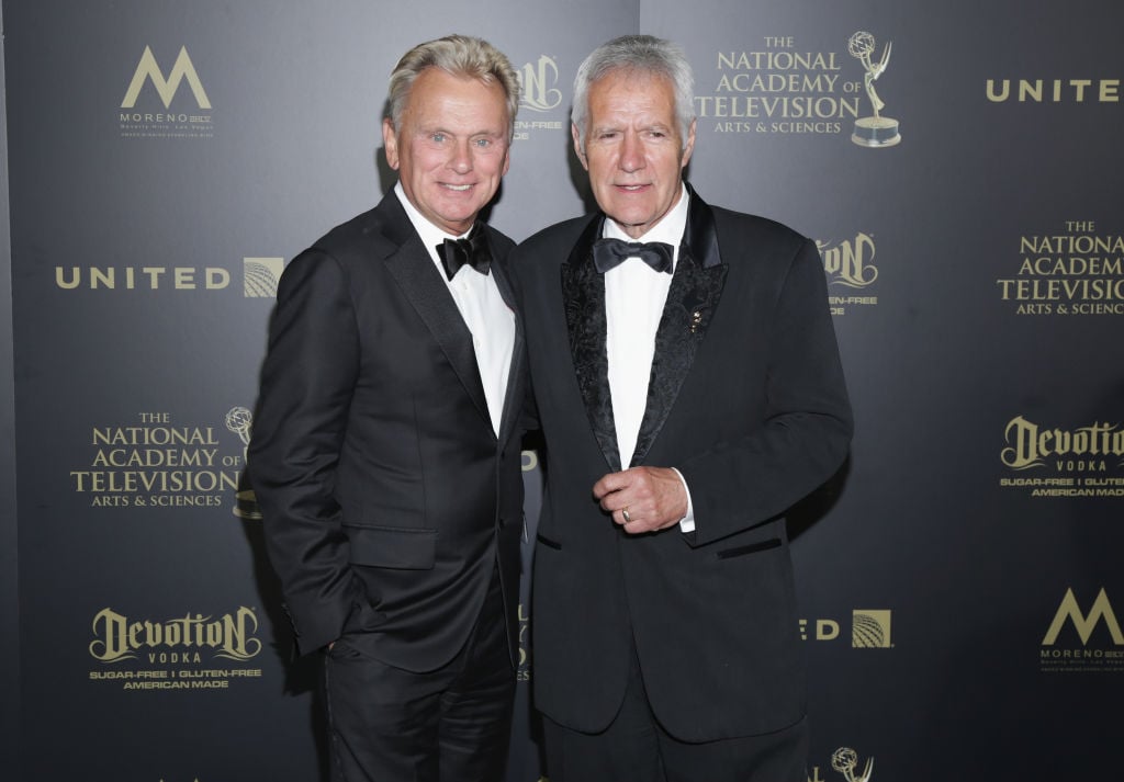 Pat Sajak and Alex Trebek