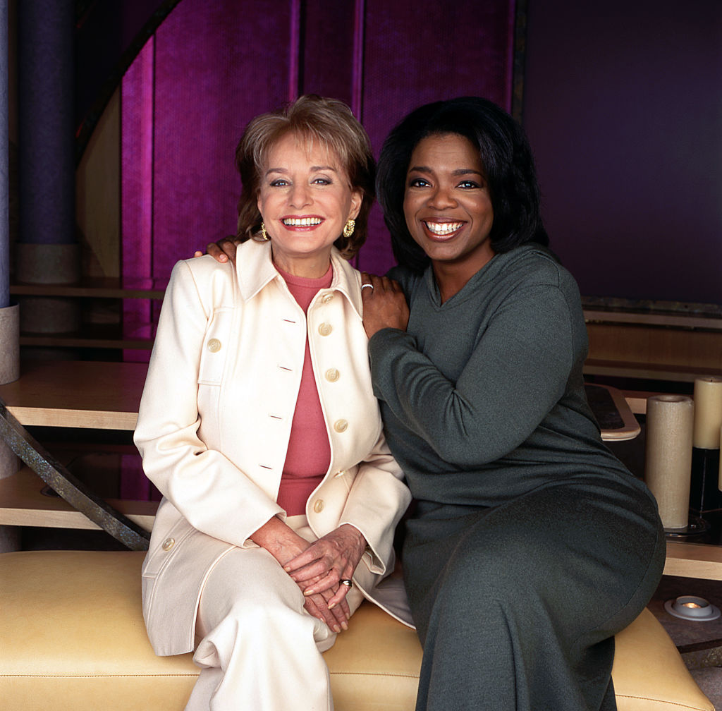 Barbara Walters and Oprah Winfrey