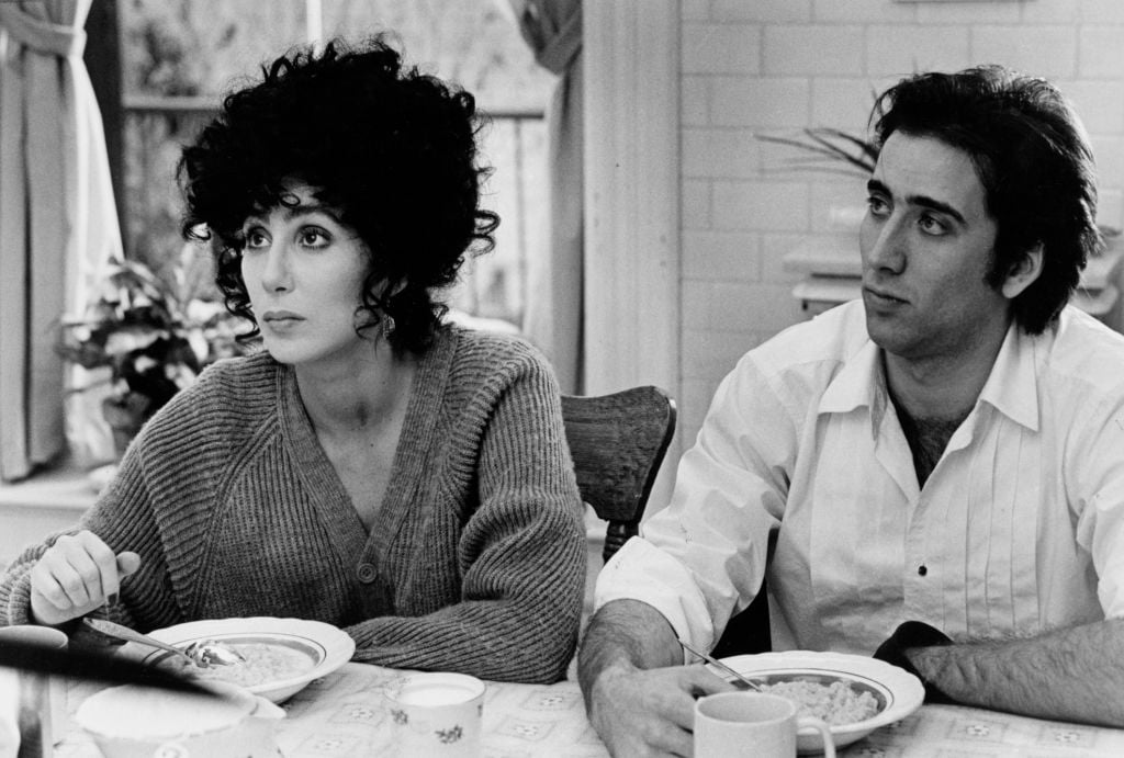 Cher and Nicolas Cage in 1987's Oscar-winning 'Moonstruck'