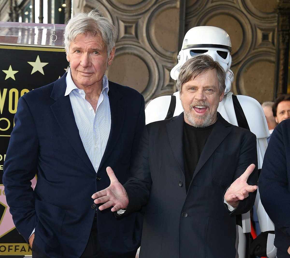 Harrison Ford and Mark Hamill