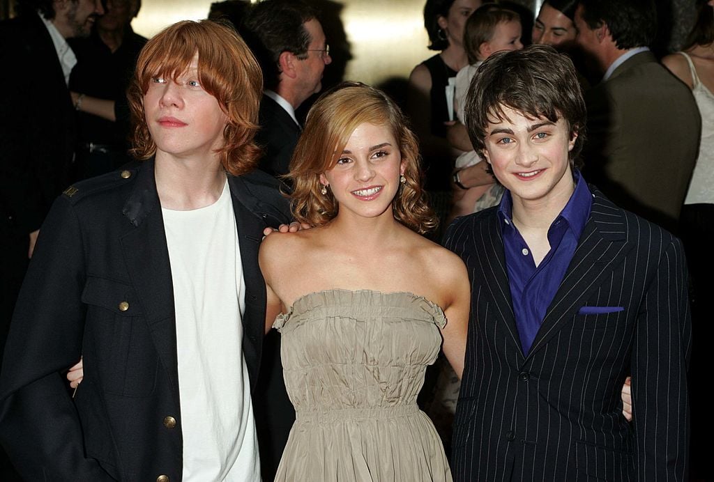 Rupert Grint, Emma Watson and Daniel Radcliffe