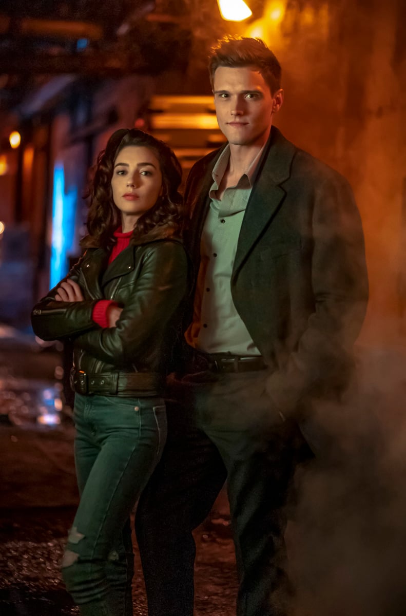 The Flash: Hartley Sawyer and Natalie Dreyfuff