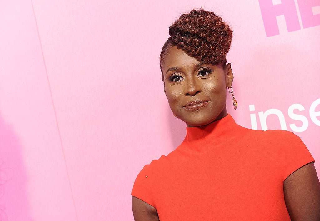 Issa Rae on the red carpet at an event in October 2016