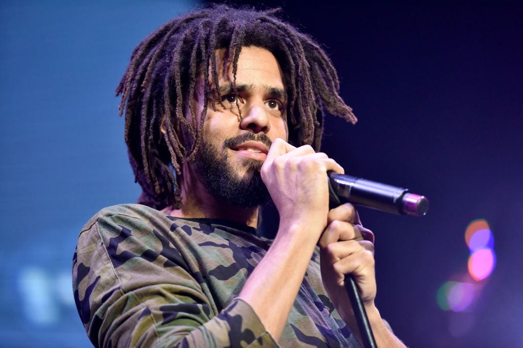 J. Cole at a concert in November 2017