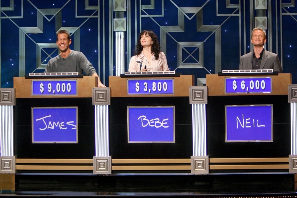 James Denton, Bebe Neuwirth, and Neil Patrick Harris rehearse for Celebrity 'Jeopardy!'