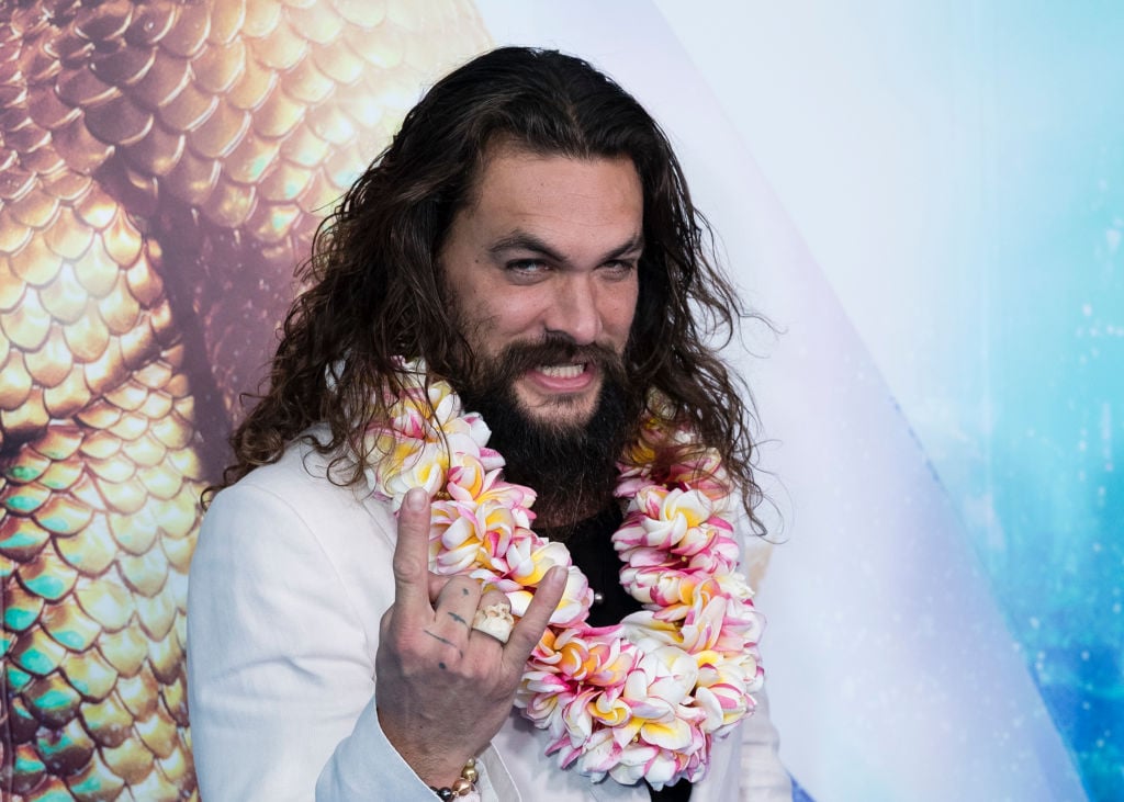 Jason Momoa at an 'Aquaman' fan event