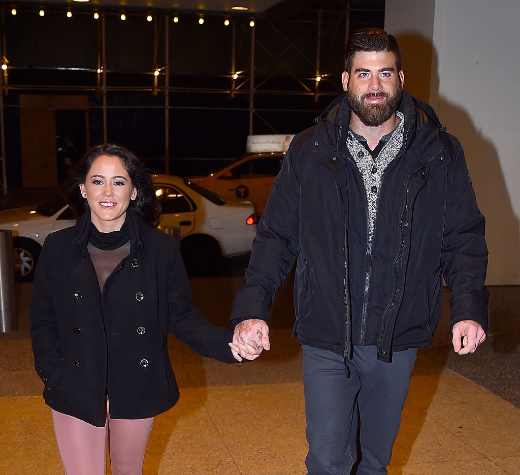 Jenelle Evans and David Eason are seen at the Lion King