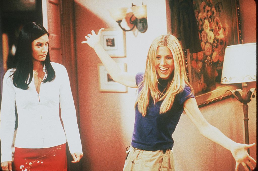 Courteney Cox and Jennifer Aniston