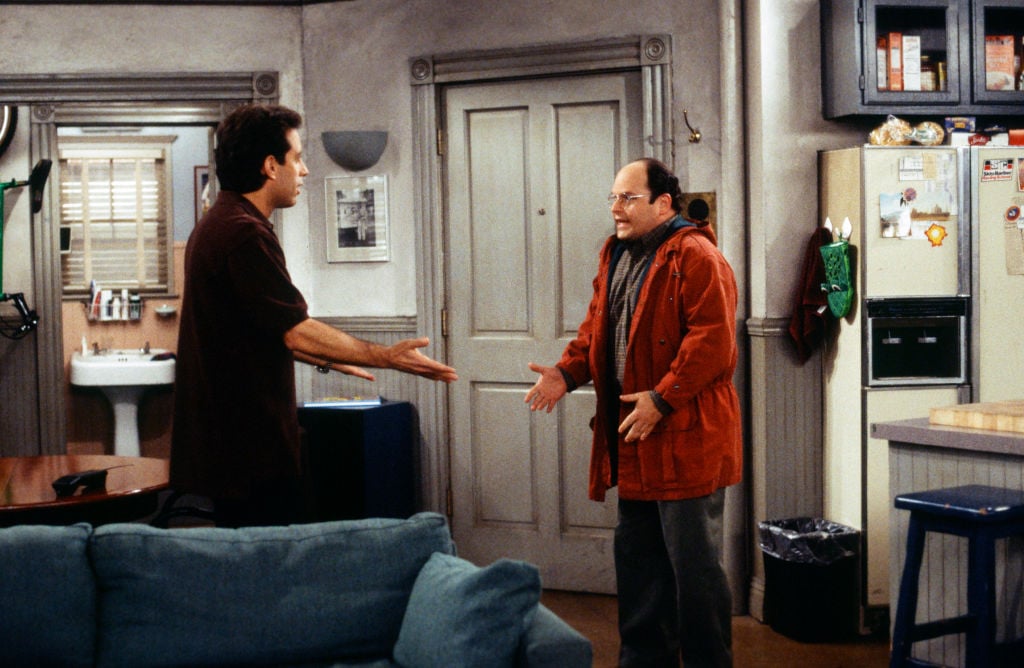 Jerry Seinfeld and Jason Alexander