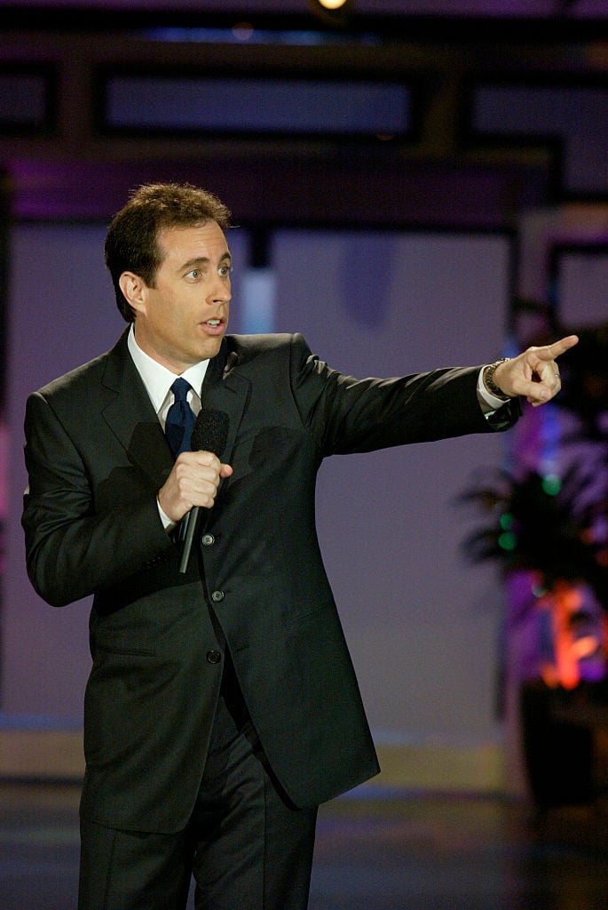 Jerry Seinfeld on stage