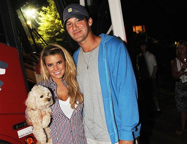 Jessica Simpson and Tony Romo