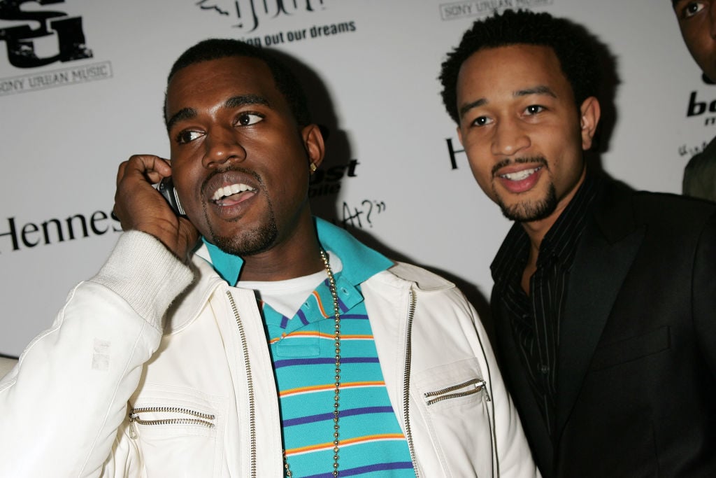 Kanye West and John Legend attend GOOD Music launch party