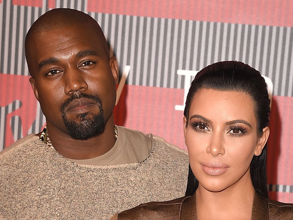 Kanye West and Kim Kardashian West on the red carpet