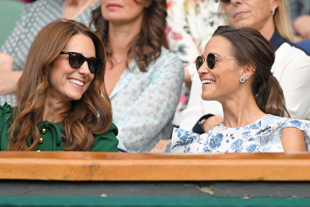 Pippa Middleton and Kate Middleton at 2019 Wimbledon