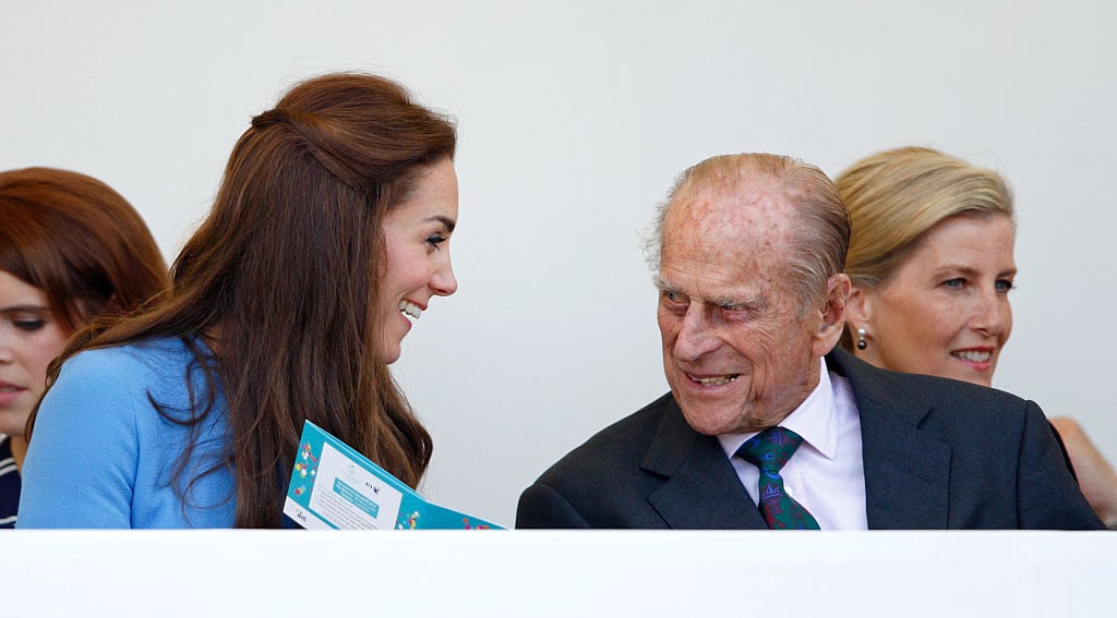 Kate Middleton and Prince Philip attend Queen Elizabeth II's 90th Birthday Patron's Lunch