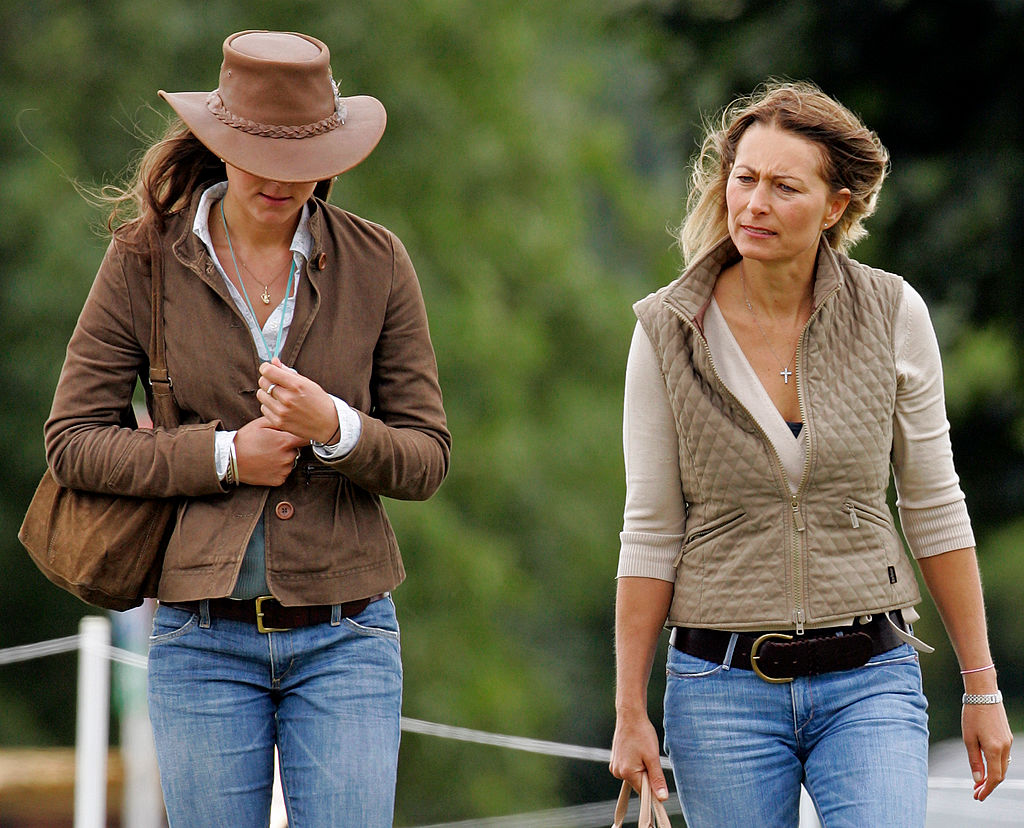 Kate Middleton and her mother, Carole Middleton, at a festival in 2005