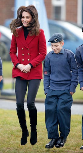 Kate Middleton jumps while attending a 2017 event