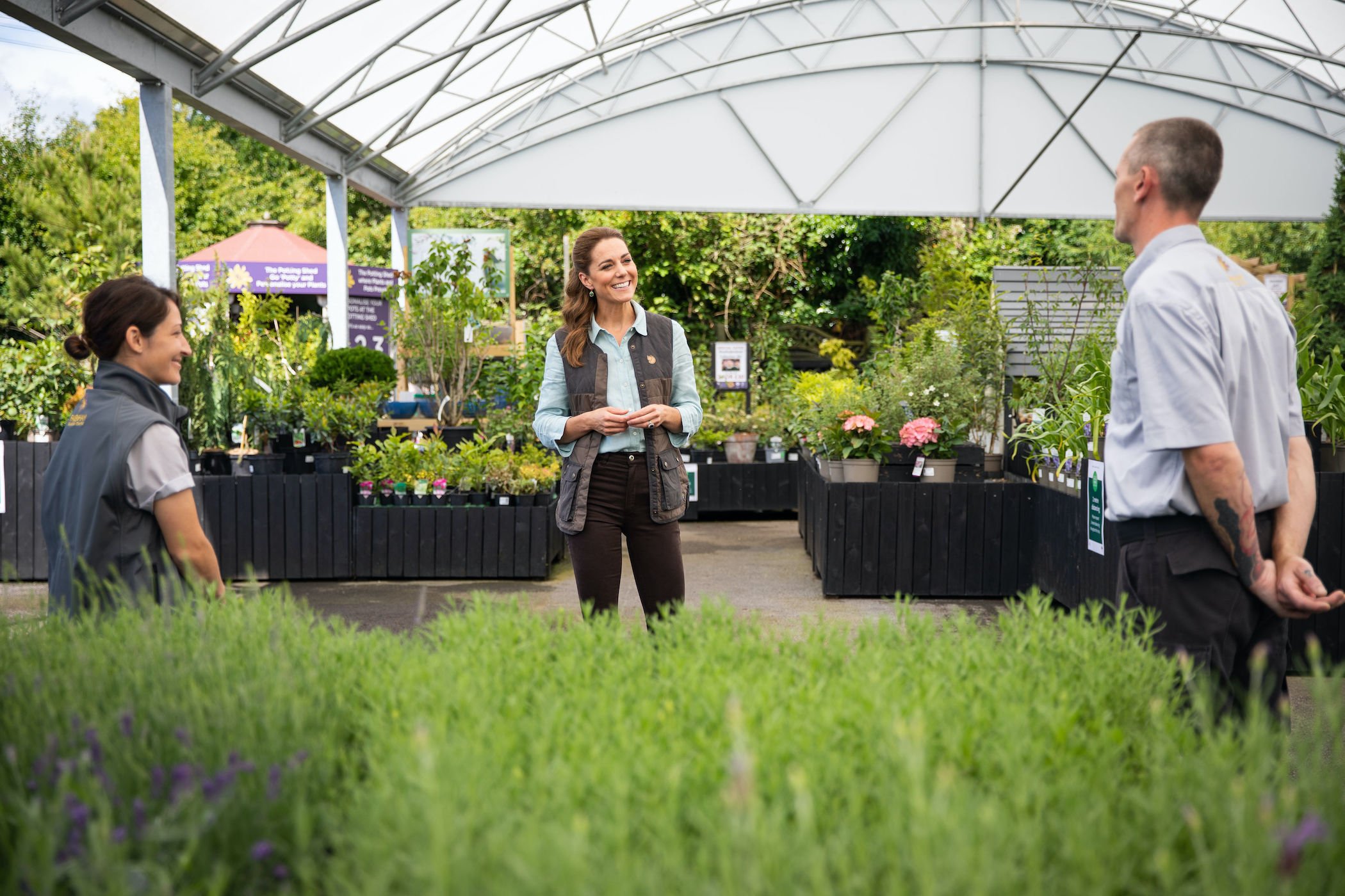 Kate Middleton visits Fakenham Garden Centre on June 18, 2020