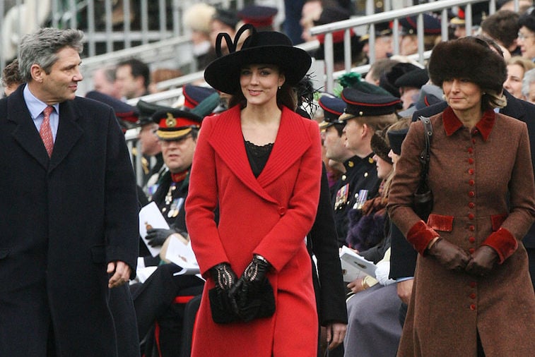 Kate Middleton with her parents, Michael and Carole