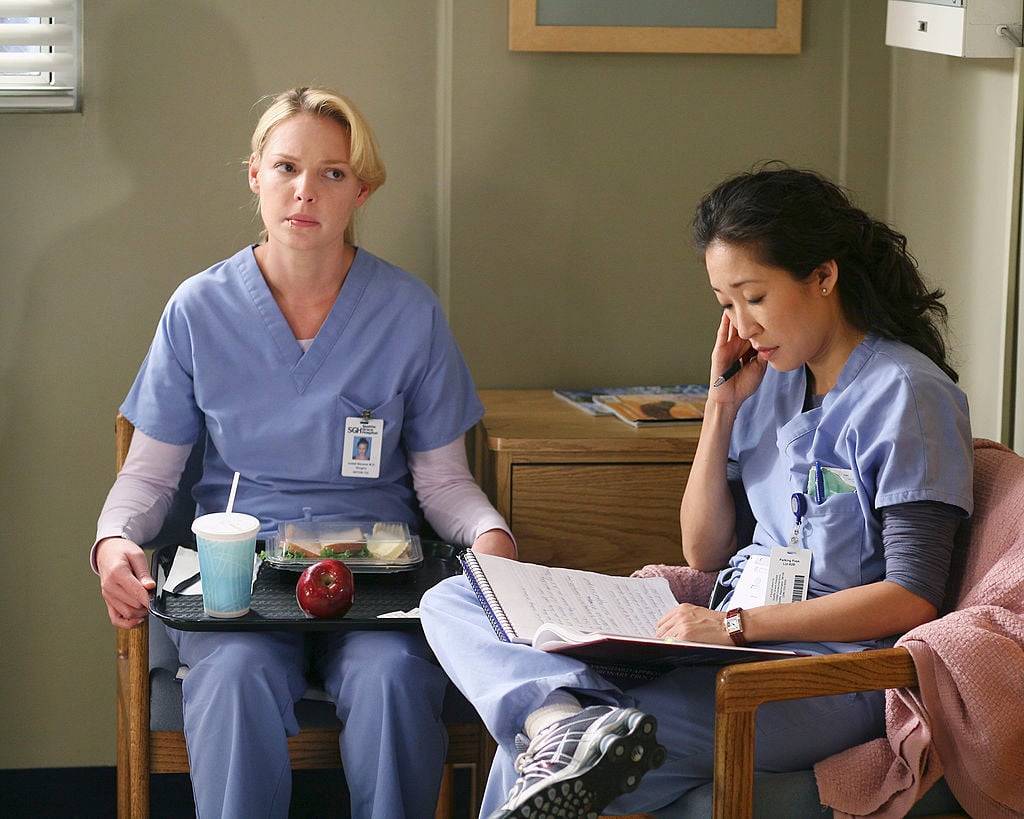 Katherine Heigl and Sandra Oh of 'Grey's Anatomy'