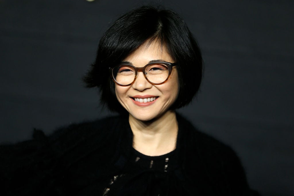 Keiko Agena attends "Dickinson" New York Premiere at St. Ann's Warehouse