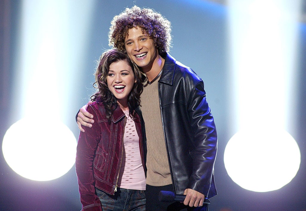 Kelly Clarkson and Justin Guarini