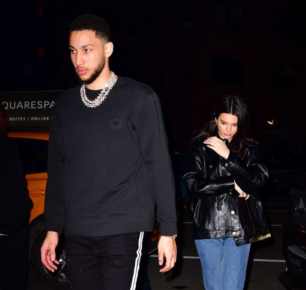 Kendall Jenner and Ben Simmons walking together