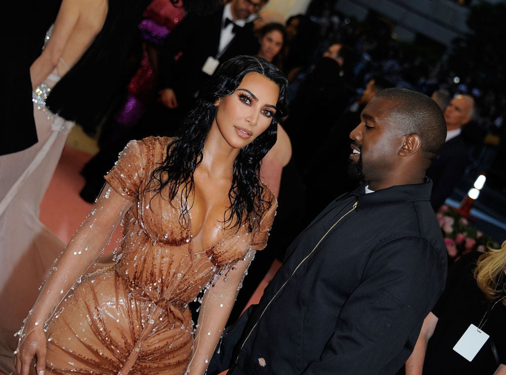 Kim Kardashian West and Kanye West at the 2019 Met Gala